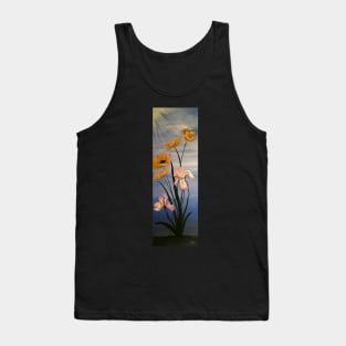 Poppies and Iris Tank Top